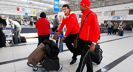 Основной состав «Локомотива» прибыл в ту