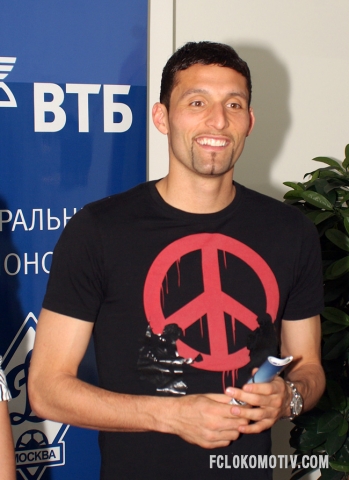 Нападающий московского \Динамо\ Кевин Ку