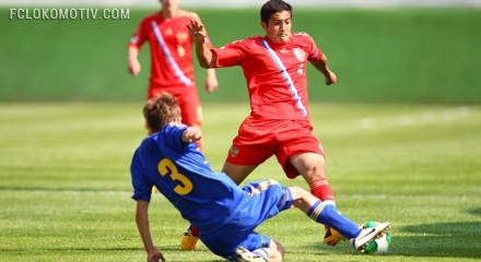 Юношеская сборная России разгромила сверстников из Украины на Евро-2013