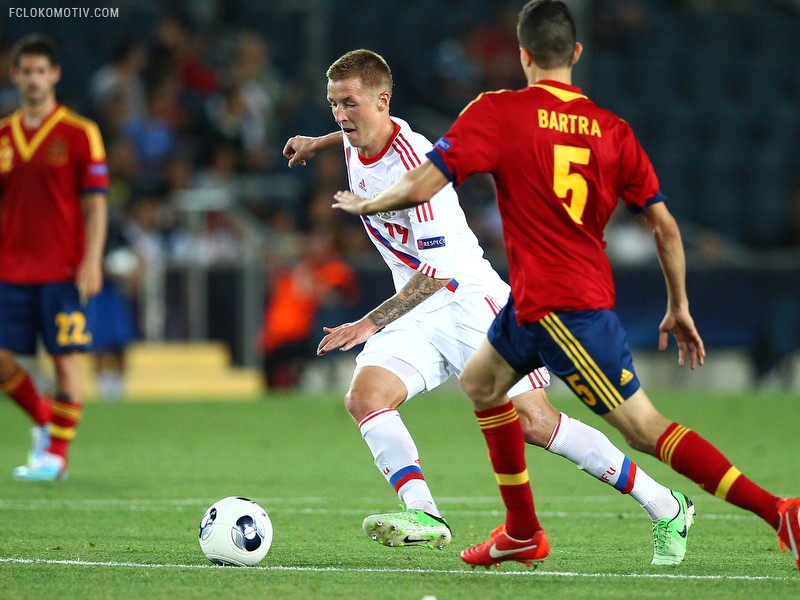 Испания - Россия. EURO-2013 U-21.