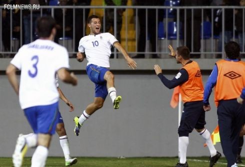 Азербайджан одержал первую победу в отбо