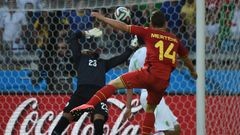 Сборная Бельгии в матче группы Н чемпион