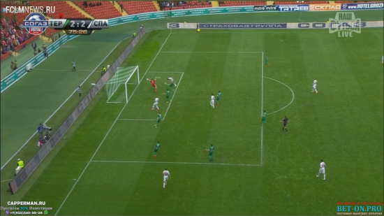 «Терек» вдесятером вырвал победу у «Спартака» в чемпионате России