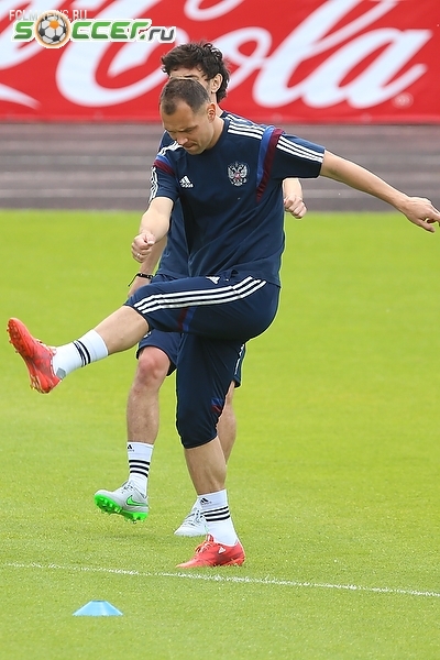 Тренировка сборной России (05.06.2015)