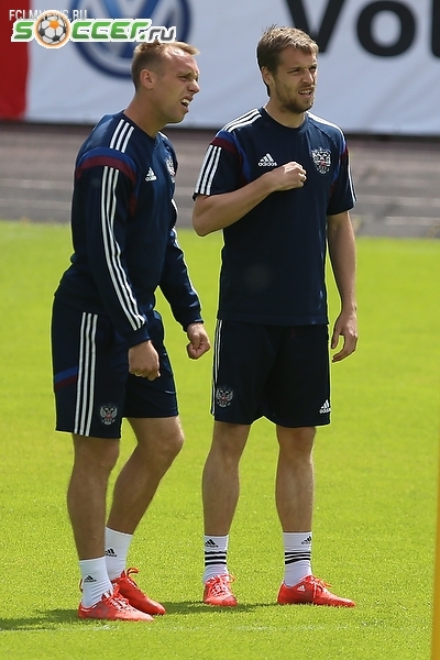 Тренировка сборной России (05.06.2015)