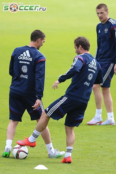 Тренировка сборной России (05.06.2015)