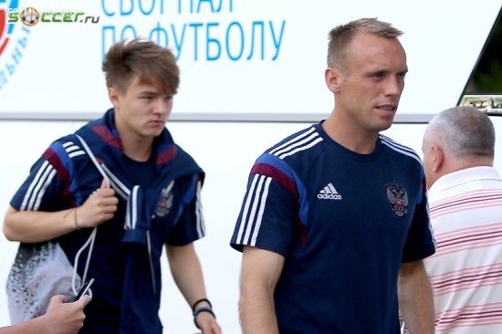 Тренировка сборной России (05.06.2015)
