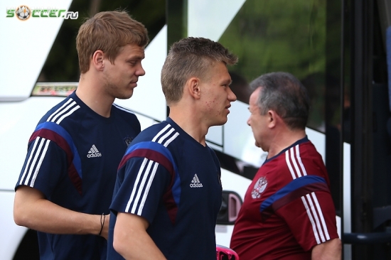 Тренировка сборной России (05.06.2015)