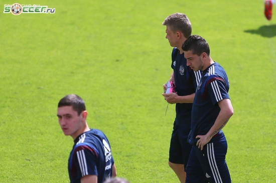 Тренировка сборной России (05.06.2015)