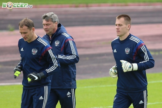 Тренировка сборной России (05.06.2015)