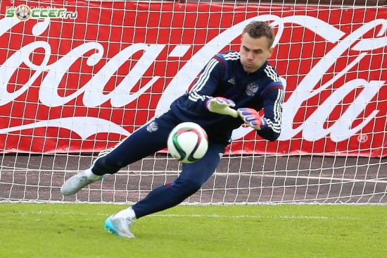 Тренировка сборной России (05.06.2015)