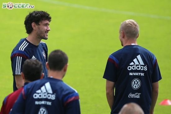 Тренировка сборной России (05.06.2015)