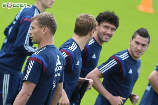 Тренировка сборной России (05.06.2015)