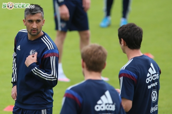 Тренировка сборной России (05.06.2015)