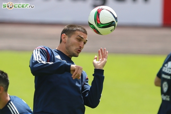 Тренировка сборной России (05.06.2015)