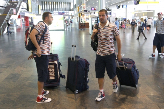 Сборная России по пляжному футболу отправилась на Европейские игры в Баку