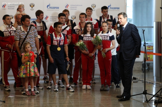 Встреча чемпионов Европейских игр