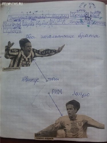 Футбольные тетради из нашего детства