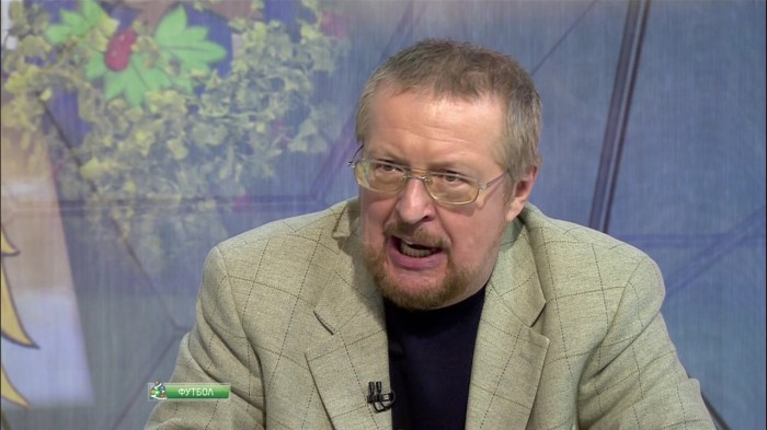 Футбольный комментатор Александр Елагин 