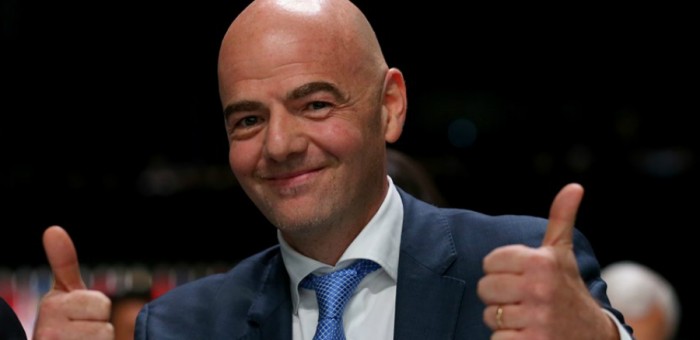По словам президента ФИФА, в РФ замечате