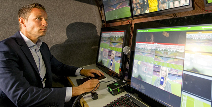 Корреспондент «Матч ТВ» Павел Тихонов за