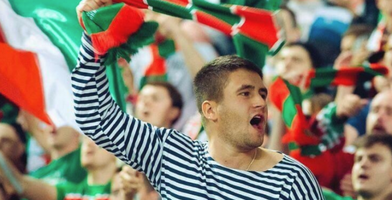 Сергей Поляков, который во время матча п