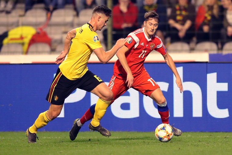 Футболисты сборной России потерпели пора