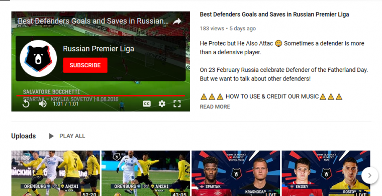 Матчи РПЛ будут бесплатно транслировать 