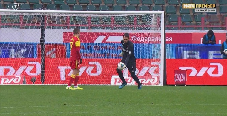 На 73-й минуте матча 12-го тура чемпиона