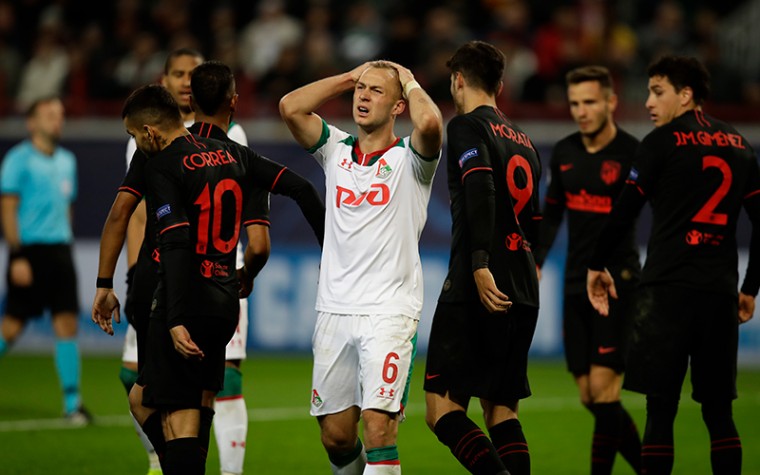 Лига чемпионов. 2-й тур Локомотив М - Ат