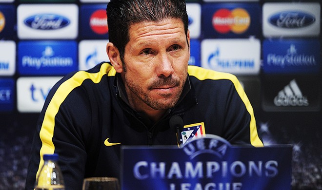 Главный тренер «Атлетико» Диего Симеоне 