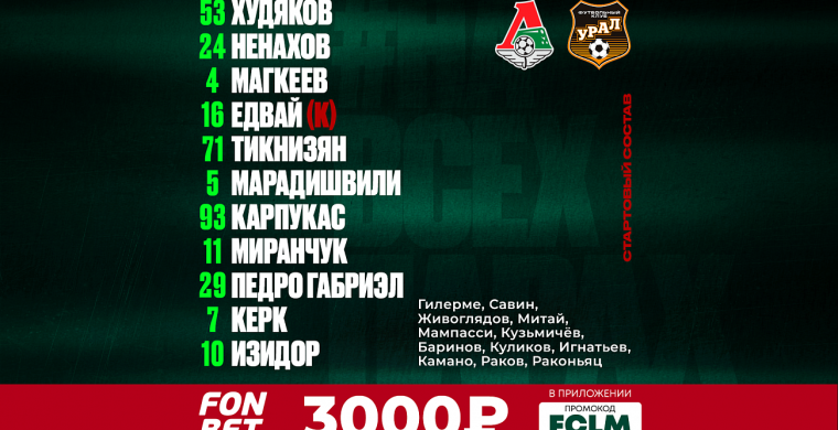 «Локомотив»: Худяков, Ненахов, Магкеев, 