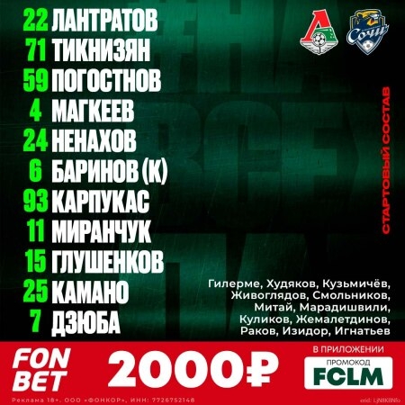 «Локомотив»: Лантратов, Тикнизян, Погост