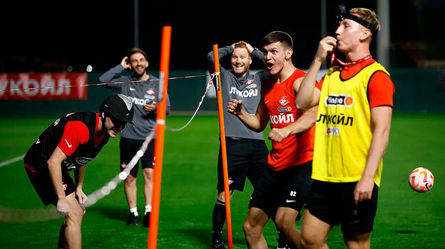 Необычная тренировка «Спартака» в Дубае.