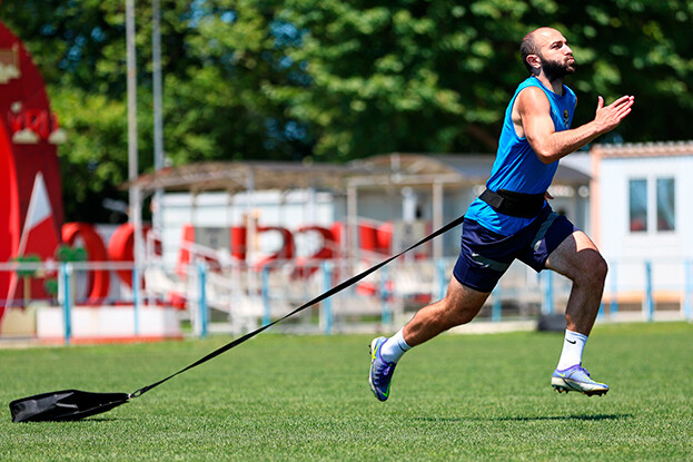 Георгий Мелкадзе на сборах «Сочи».